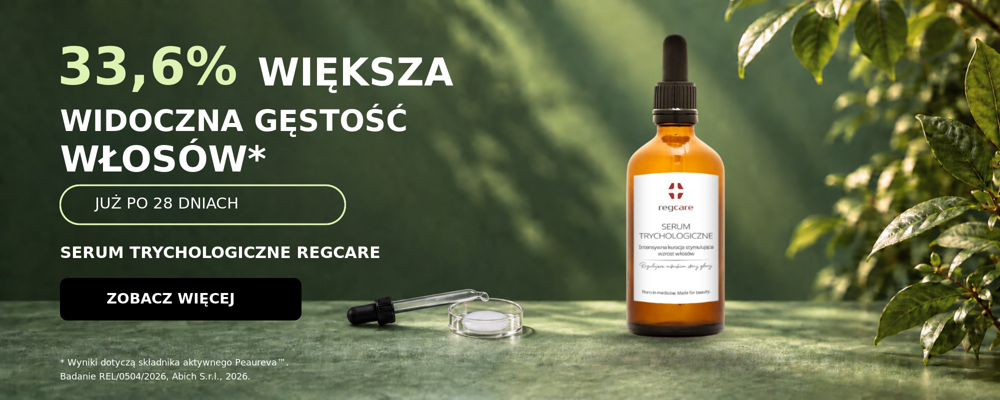 serum trychologiczne RegCare pobudzające wzrost wlosów